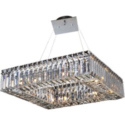 Allegri Quadro Chrome Ceiling Pendant 11710-010-FR001