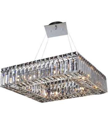 Allegri Quadro Chrome Ceiling Pendant 11710-010-FR001
