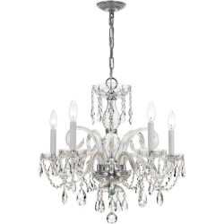 Crystorama Traditional Crystal Chandelier 1005-CH-CL-MWP