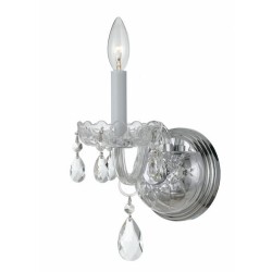 Crystorama Traditional Crystal Sconce 1031-CH-CL-MWP