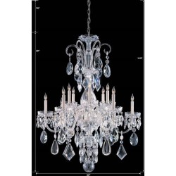 Crystorama Traditional Crystal Chandelier 1045-CH-CL-MWP