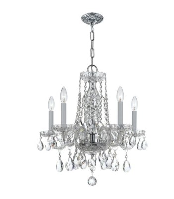 Crystorama Traditional Crystal Chandelier 1061-CH-CL-MWP