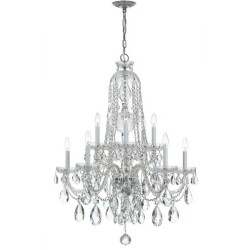 Crystorama Traditional Crystal Chandelier 1110-CH-CL-MWP