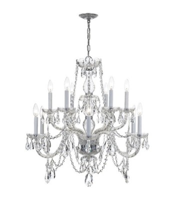 Crystorama Traditional Crystal Chandelier 1135-CH-CL-MWP