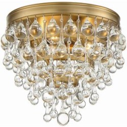 Crystorama Calypso Flush 135-VG