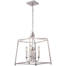 Crystorama Sylvan Mini Chandelier 2245-PN_NOSHADE
