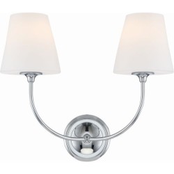 Crystorama Sylvan Sconce 2442-OP-CH
