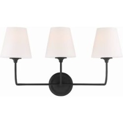 Crystorama Sylvan Bathroom Vanity Light 2443-OP-BF