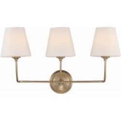 Crystorama Sylvan Bathroom Vanity Light 2443-OP-VG