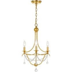 Crystorama Metro Mini Chandelier 423-GA