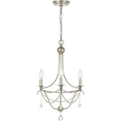 Crystorama Metro Mini Chandelier 423-SA