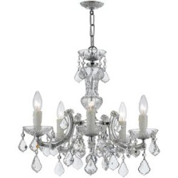 Crystorama Maria Theresa Chandelier 4376-CH-CL-MWP