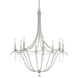 Crystorama Metro Chandelier 438-SA