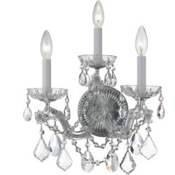 Crystorama Maria Theresa Sconce 4403-CH-CL-MWP