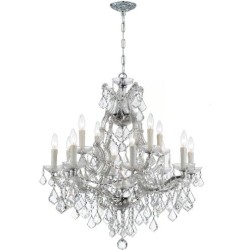Crystorama Maria Theresa Chandelier 4412-CH-CL-MWP