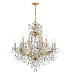 Crystorama Maria Theresa Chandelier 4412-GD-CL-MWP