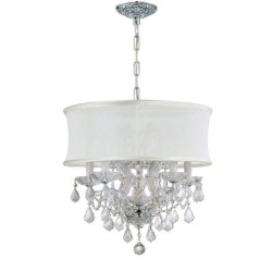 Crystorama Brentwood Chandelier 4415-CH-SMW-CLM