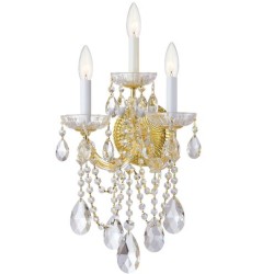 Crystorama Maria Theresa Sconce 4423-GD-CL-MWP