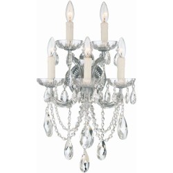 Crystorama Maria Theresa Sconce 4425-CH-CL-MWP