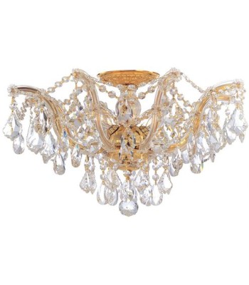 Crystorama Maria Theresa Semi Flush 4437-GD-CL-MWP