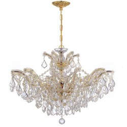 Crystorama Maria Theresa Chandelier 4439-GD-CL-MWP