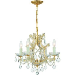 Crystorama Maria Theresa Mini Chandelier 4474-GD-CL-MWP