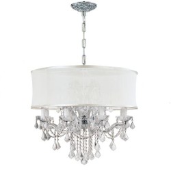 Crystorama Brentwood Chandelier 4489-CH-SMW-CLM