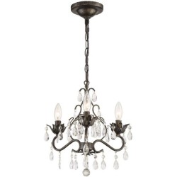 Crystorama Paris Market Mini Chandelier 4534-EB-CL-S
