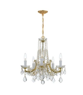 Crystorama Maria Theresa Chandelier 4576-GD-CL-MWP