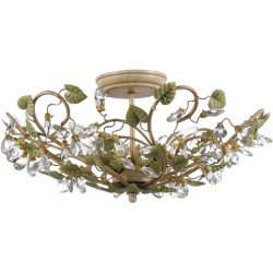 Crystorama Josie Semi Flush 4840-CT