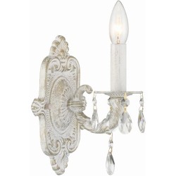Crystorama Paris Market Sconce 5021-AW-CL-MWP