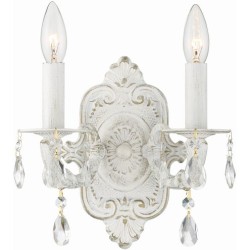 Crystorama Paris Market Sconce 5022-AW-CL-MWP
