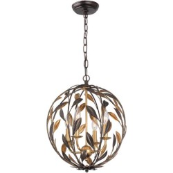 Crystorama Broche Mini Chandelier 504-EB-GA