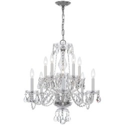 Crystorama Traditional Crystal Chandelier 5080-CH-CL-MWP