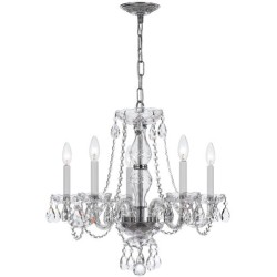 Crystorama Traditional Crystal Chandelier 5085-CH-CL-I