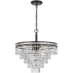 Crystorama Mercer Chandelier 5264-EB-CL-MWP