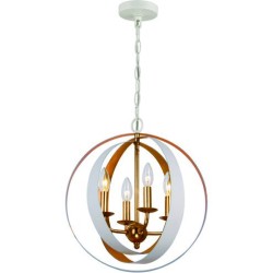 Crystorama Luna Mini Chandelier 584-MT-GA