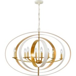 Crystorama Luna Chandelier 588-MT-GA