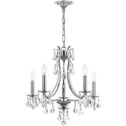 Crystorama Cedar Chandelier 5935-CH-CL-S