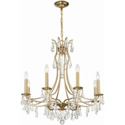 Crystorama Cedar Chandelier 5938-VG-CL-MWP