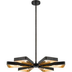 Crystorama Luna Chandelier 596-EB-GA