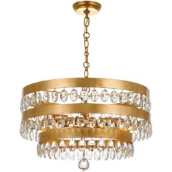 Crystorama Perla Chandelier 6106-GA