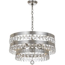 Crystorama Perla Chandelier 6106-SA
