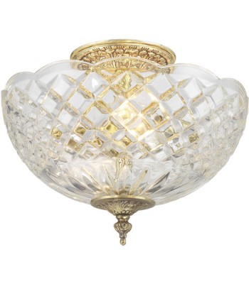 Crystorama Milton Semi Flush 66-CT-OB