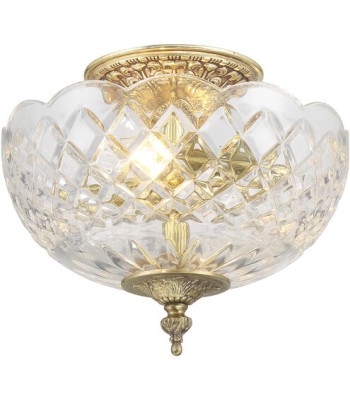 Crystorama Milton Semi Flush 67-CT-OB