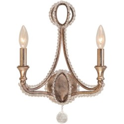 Crystorama Garland Sconce 6762-DT