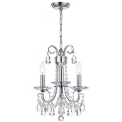 Crystorama Othello Mini Chandelier 6823-CH-CL-MWP