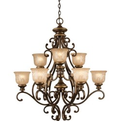 Crystorama Norwalk Chandelier 7409-BU