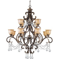 Crystorama Norwalk Chandelier 7512-BU-CL-MWP