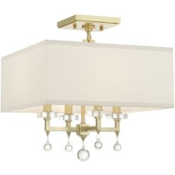Crystorama Paxton Semi Flush 8105-AG_CEILING